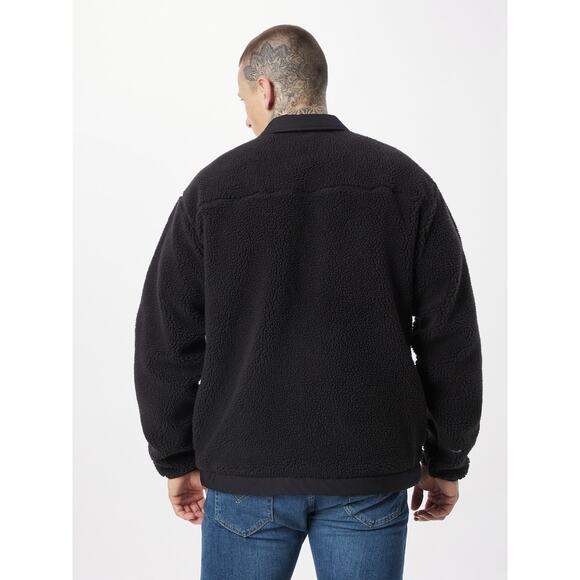 Levi's Buchanan Sherpa Men's Jacket Size Small Black Meteorite Pink - Picture 14 of 16